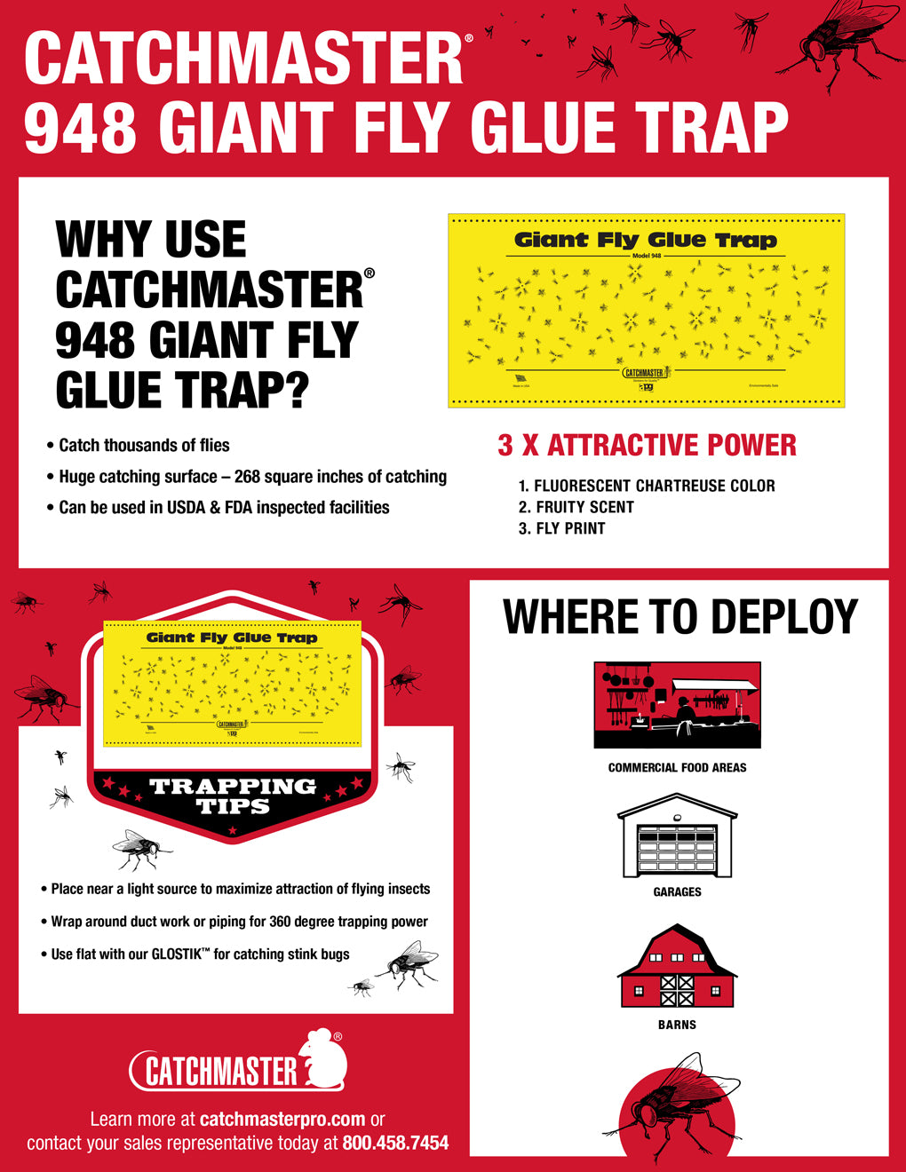 Giant Fly Glue Trap with Attractant