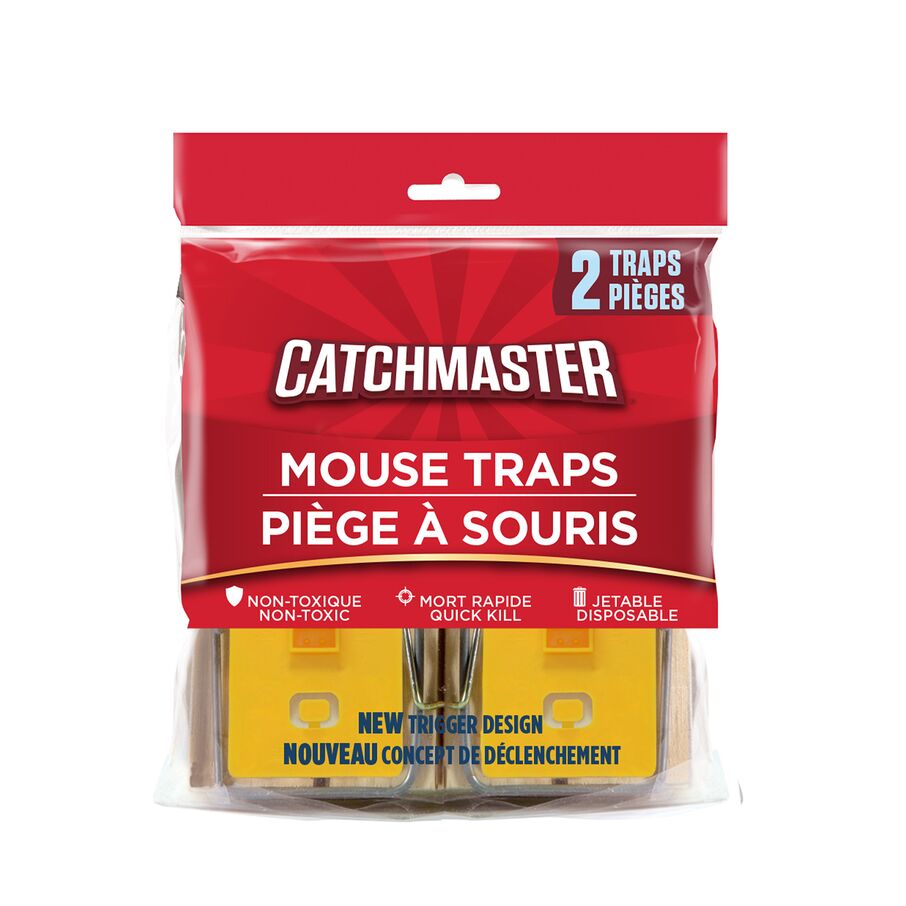 Mouse Size Wood Traps (Expanded Trigger)