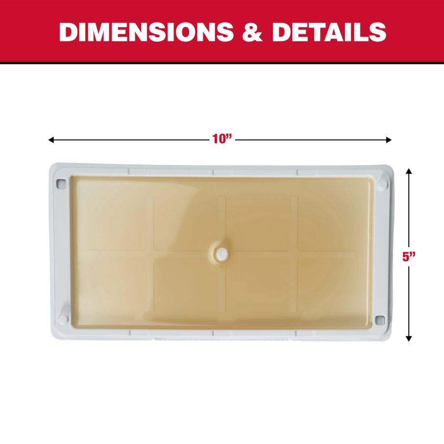 White Rat Glue Traps, 48-Count