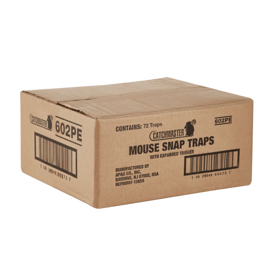 Classic Wooden Snap Traps, 72-Count