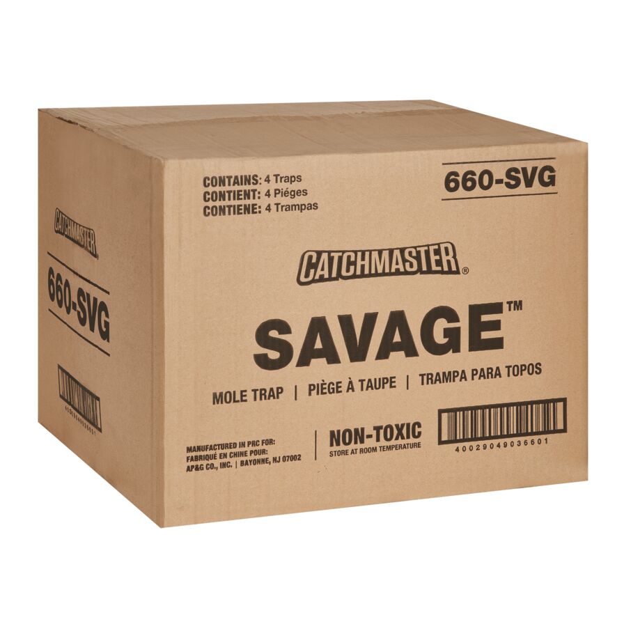 Savage Mole Traps, 4-Count