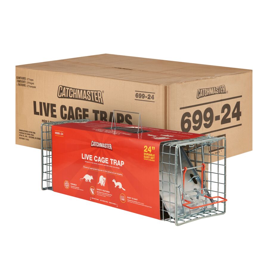 24" Live Cage Trap, 2-Count