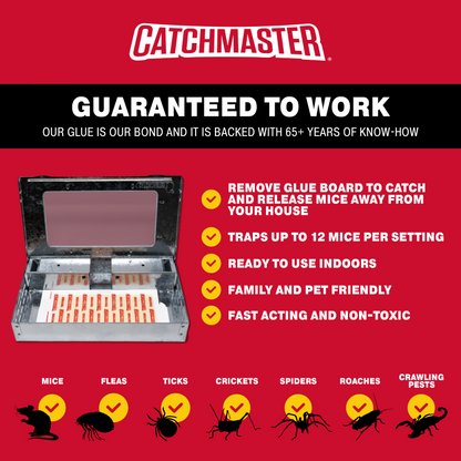 Multi-Catch™ Mouse Trap with Window, 12-Count