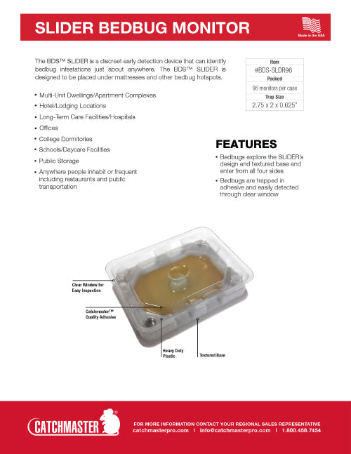Pest Control Product Sell Sheets | CatchmasterPRO