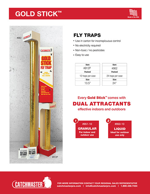 Pest Control Product Sell Sheets | CatchmasterPRO