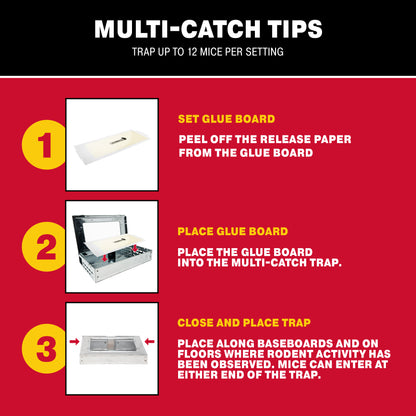 Multi-Catch™ Mouse Trap with Window, 12-Count