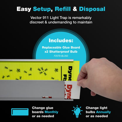 Vector Pro Series Flying Insect Electric UV Light Fly Trap