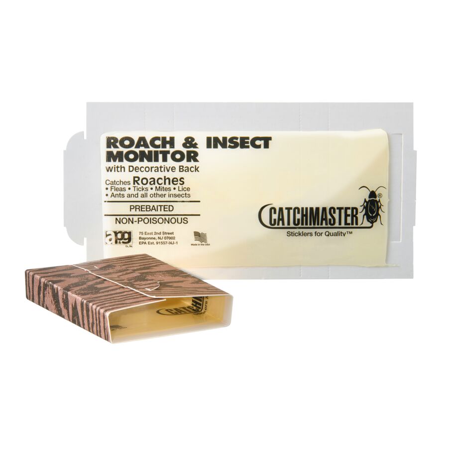 Roach & Insect Monitors with Woodgrain Pattern, 150-Count