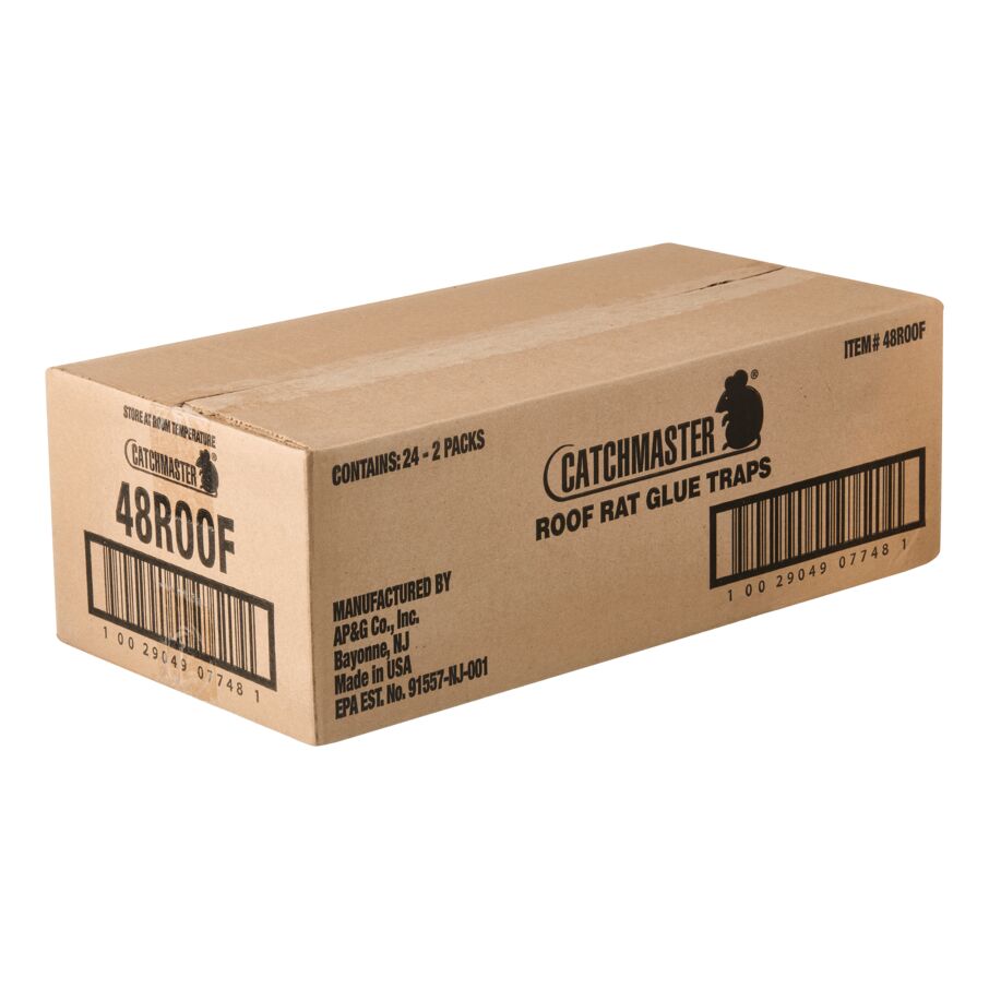 Roof Rat Glue Traps, 24 x 2-Count