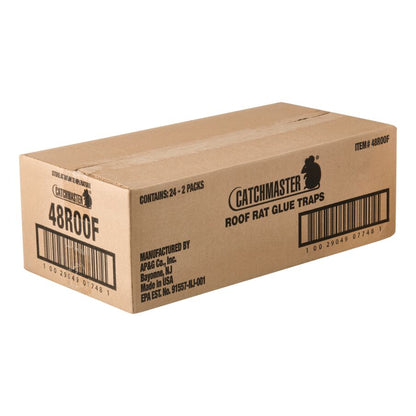 Roof Rat Glue Traps, 24 x 2-Count