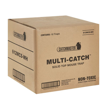 White Multi-Catch™ Mouse Trap without Window, 12-Count