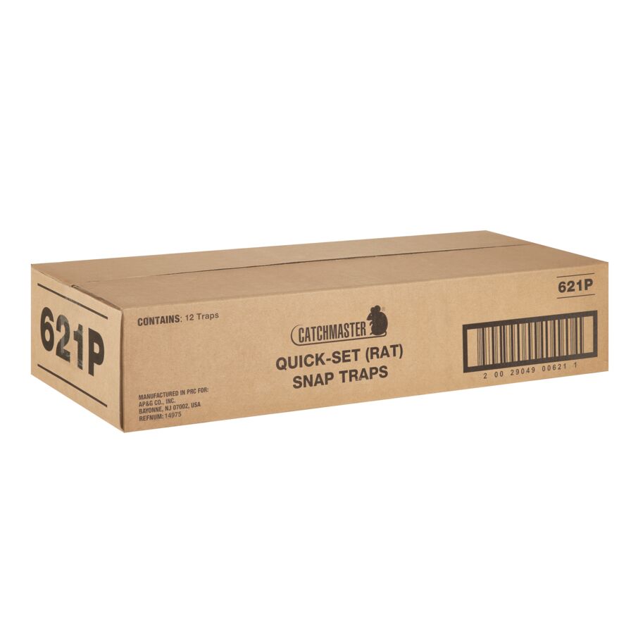 Quick-Set Rat Snap Traps, 12-Count
