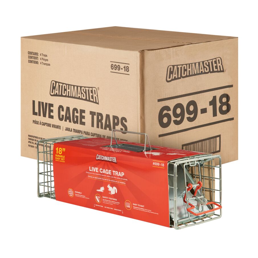 18" Live Cage Trap, 4-Count