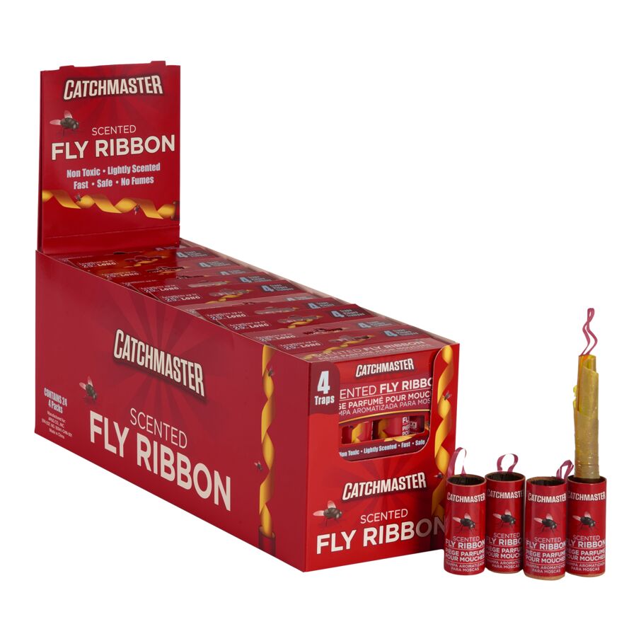 Scented Fly Ribbons, 24 x 4-Count