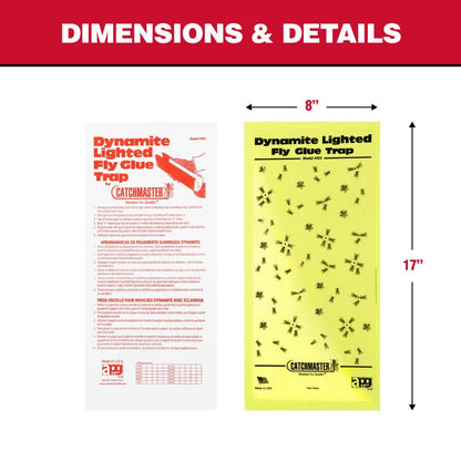 Dynamite Fly Glue Boards, 150-Count