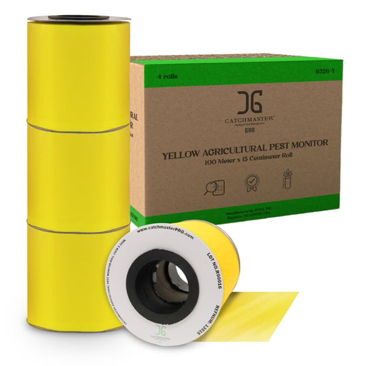 6" x 328" Double-Sided Yellow Ag Rolls, 4-Count