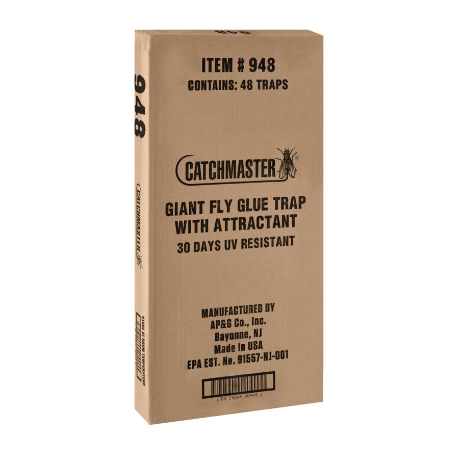 Giant Fly Glue Trap with Attractant, 48-Count