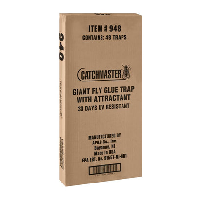 Giant Fly Glue Trap with Attractant, 48-Count